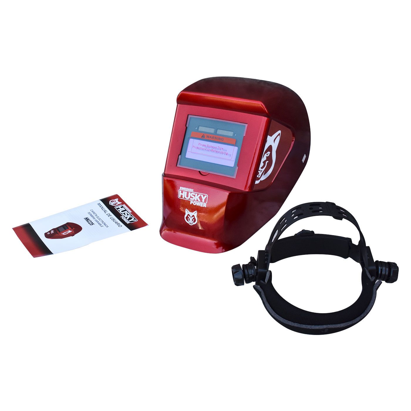 Careta Para Soldar Electrónica De Sombra Variable Husky HKC25