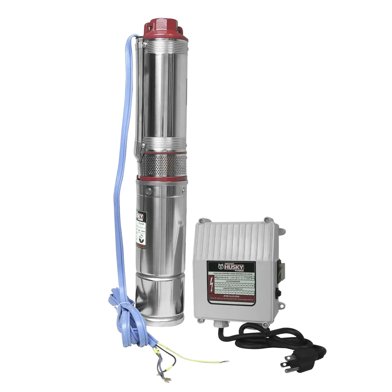 Bomba Sumergible De Agua Limpia Swedish Husky Power 1/4 Hp 110V Para Riego Agrícola FLUX25