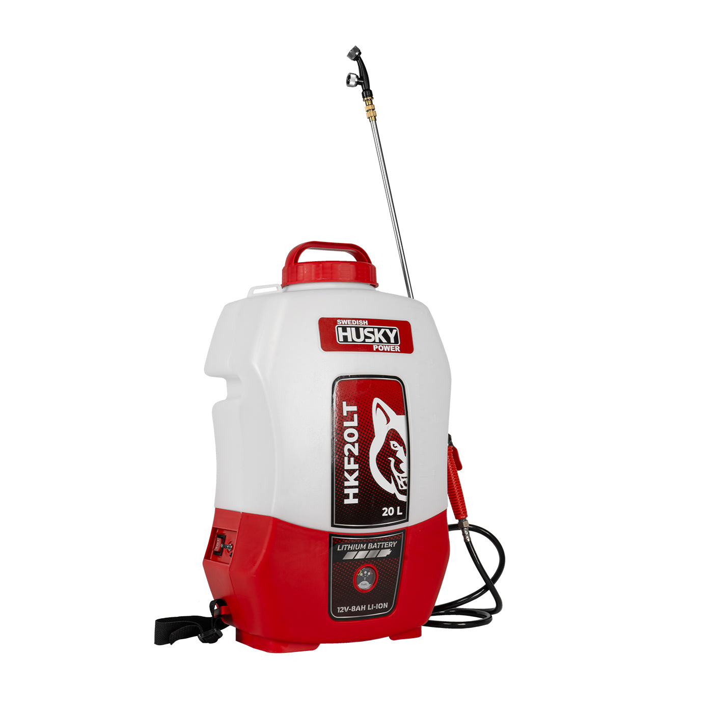 Fumigadora aspersora eléctrica HKF20LT Swedish Husky Power 20 L con batería de litio