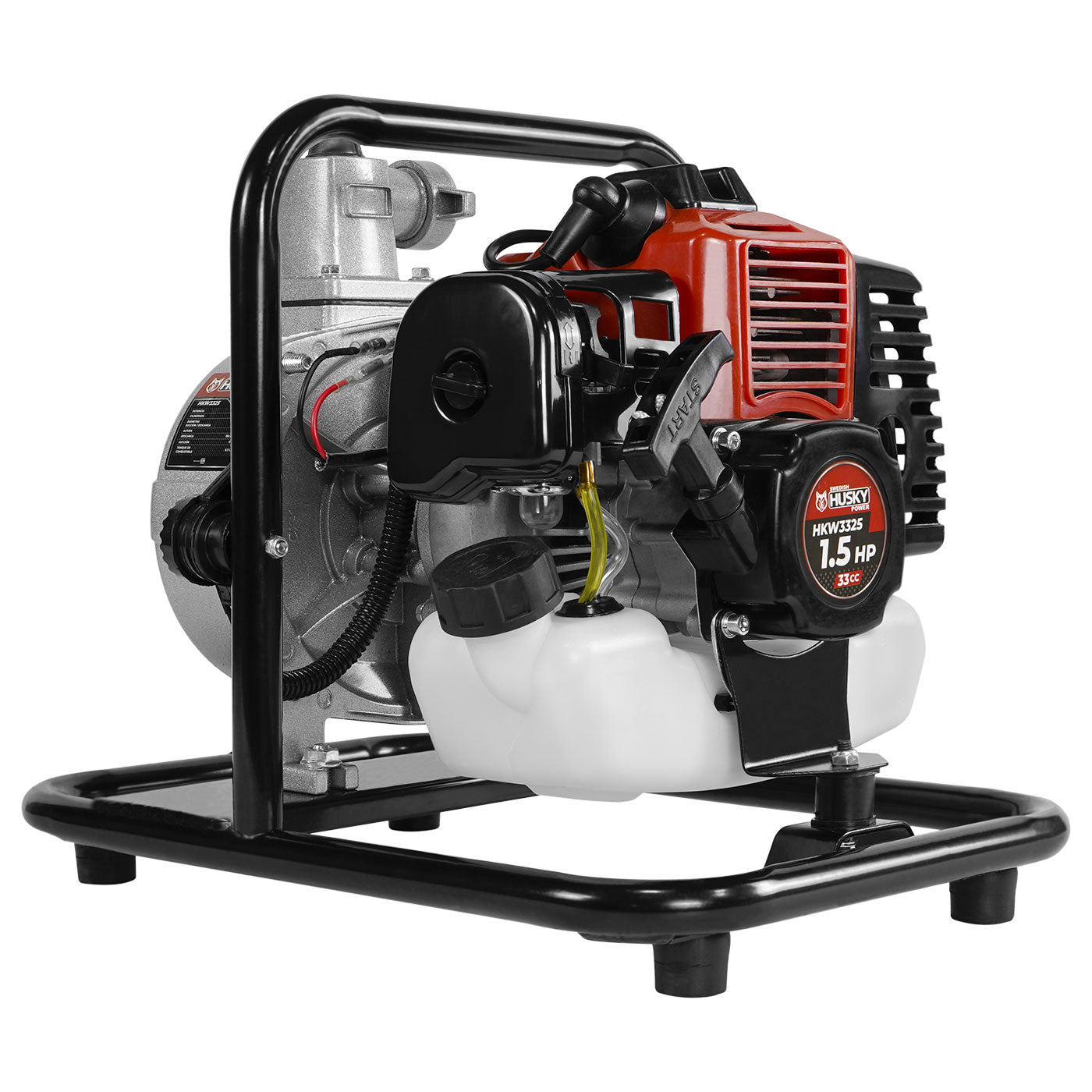 Motobomba A Gasolina 33cc 1.5 Hp Portátil Aucotcebante 2 Tiempos 1"x1" Husky HKW3325