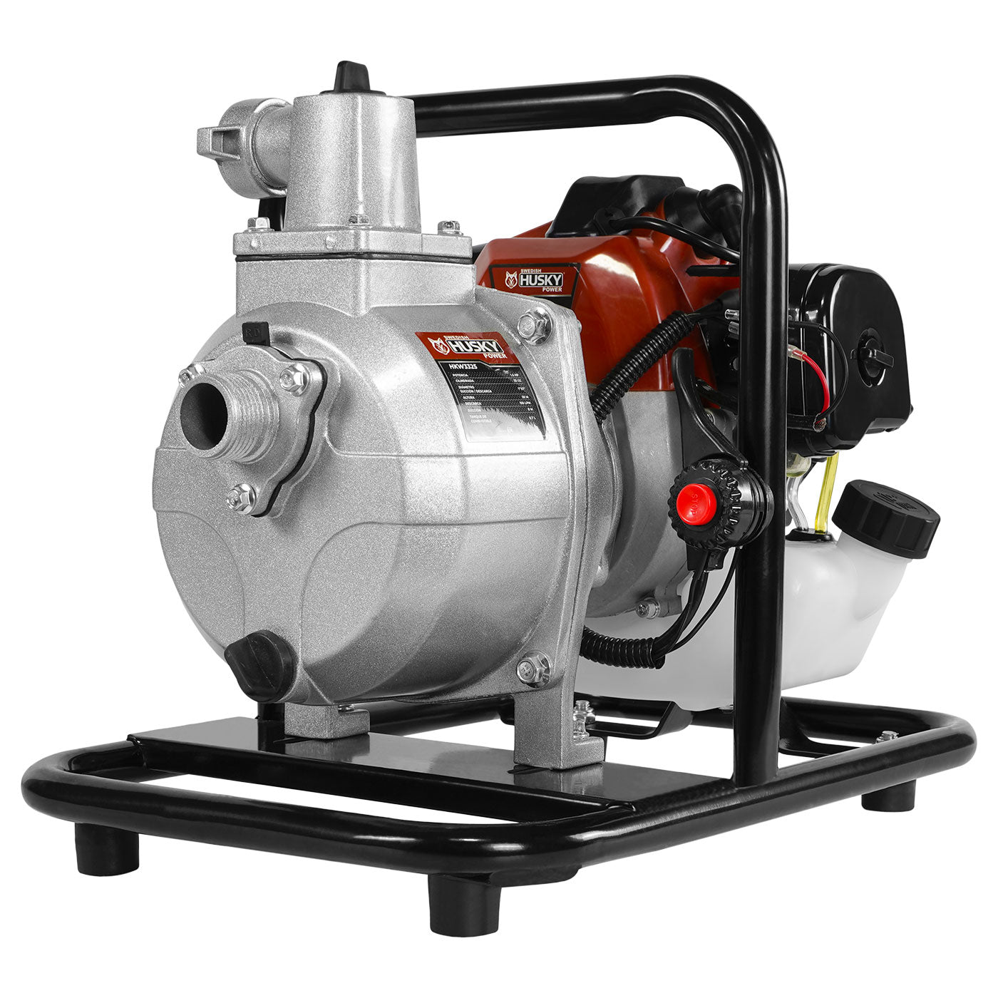 Motobomba A Gasolina 33cc 1.5 Hp Portátil Aucotcebante 2 Tiempos 1"x1" Husky HKW3325