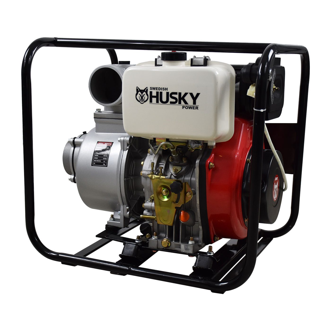 Motobomba A Diesel 10 Hp Autocebante 4"x4" Husky HKBD4010A