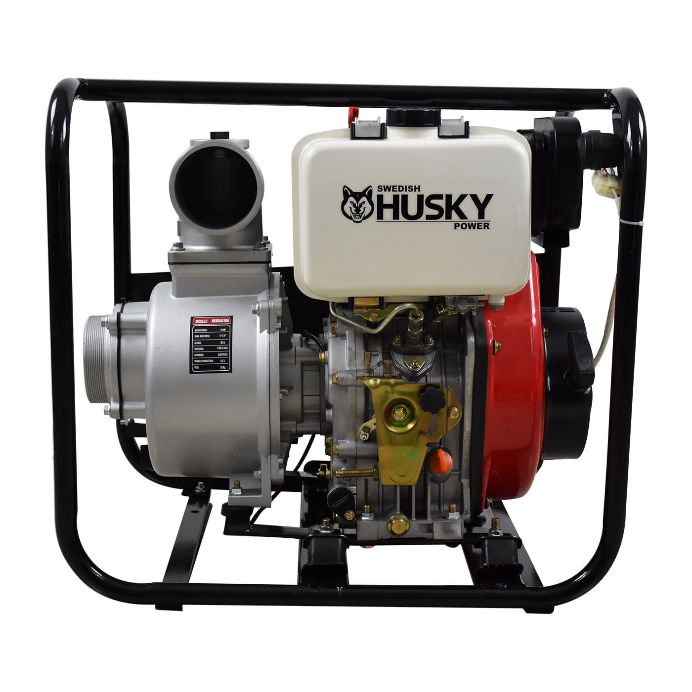 Motobomba A Diesel 10 Hp Autocebante 4"x4" Husky HKBD4010A