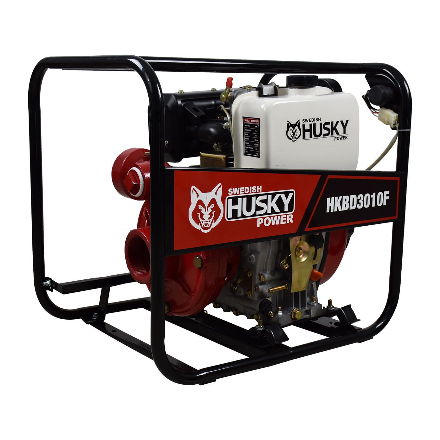 Motobomba Motor A Diesel 10 Hp Centrífuga 3"x3" Husky HKBD3010F