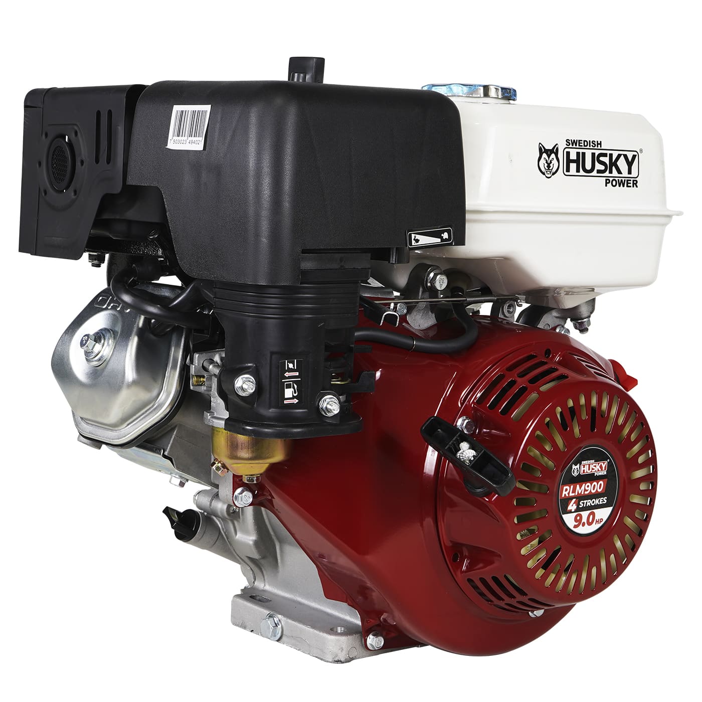 Motor A Gasolina 270cc 9 Hp Flecha Cuñero Arranque Manual Husky RLM900