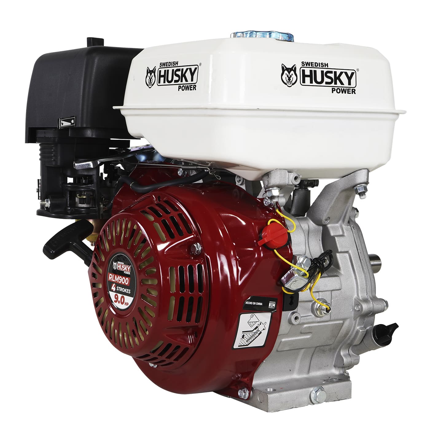 Motor A Gasolina 270cc 9 Hp Flecha Cuñero Arranque Manual Husky RLM900