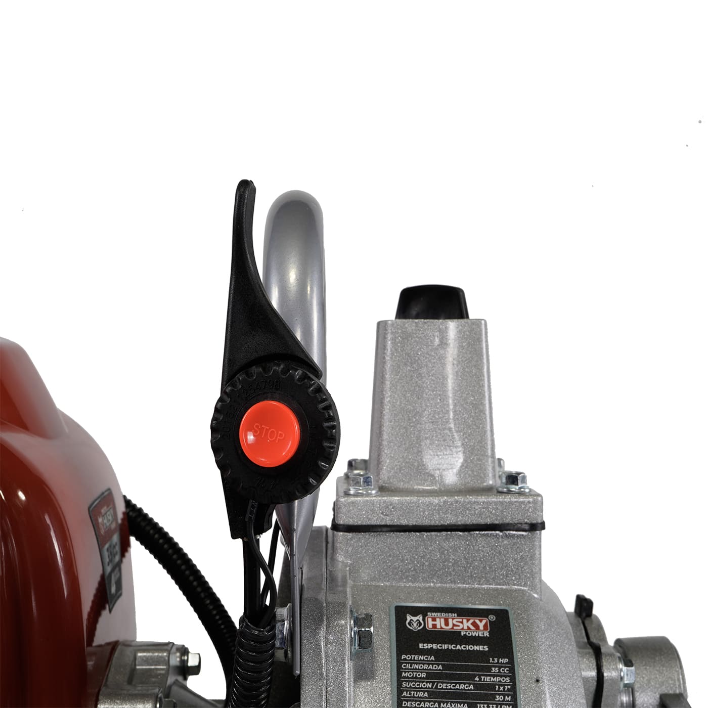 Motobomba A Gasolina 35cc 1.3 Hp Portátil Aucotcebante Motor Gasolina 4 Tiempos 1"x1" Husky RLB1004T