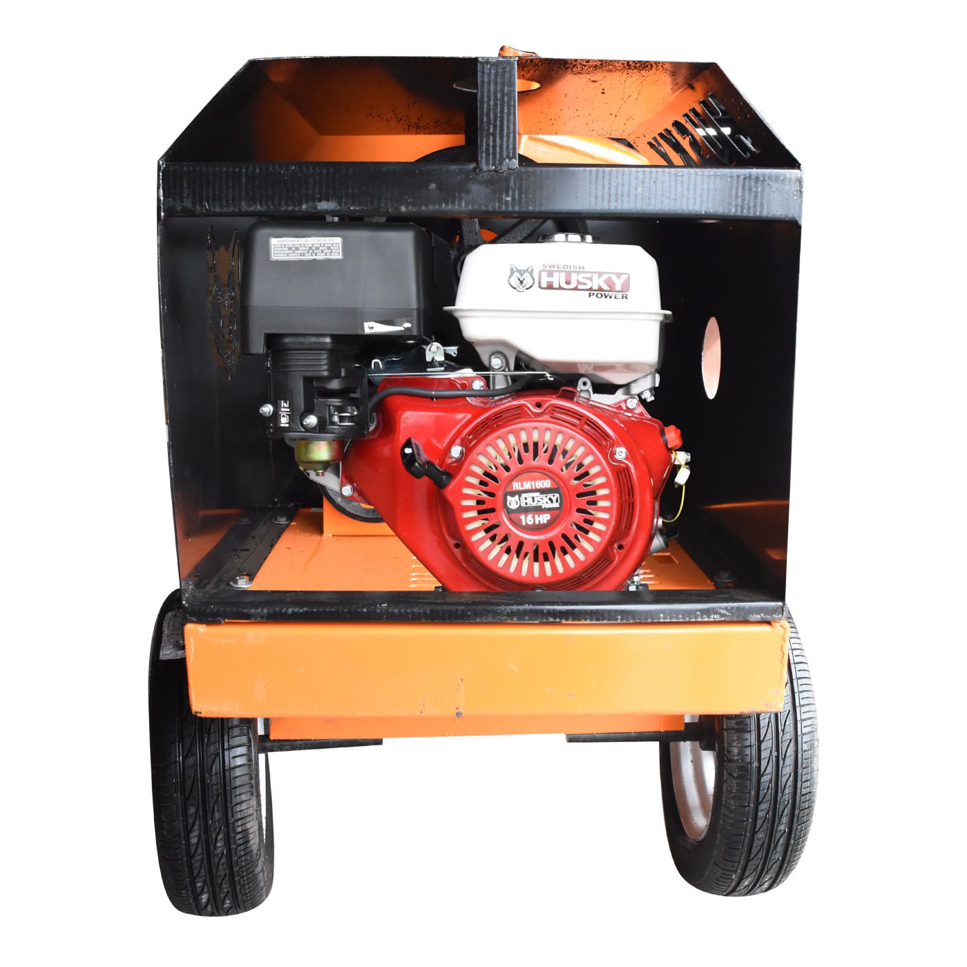 Revolvedora De Acero 1 Saco Con Motor a Gasolina 4 Tiempos 13 Hp Husky Power HKRB1-HSK13