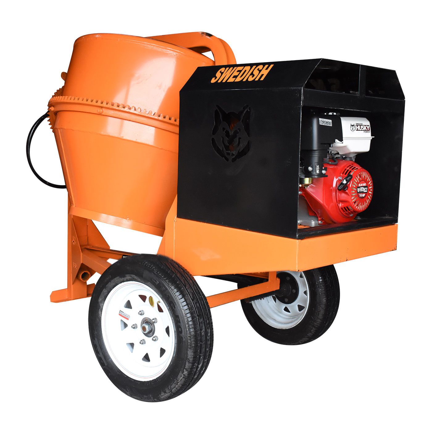 Revolvedora De Acero 1 Saco Con Motor a Gasolina 4 Tiempos 13 Hp Husky Power HKRB1-HSK13