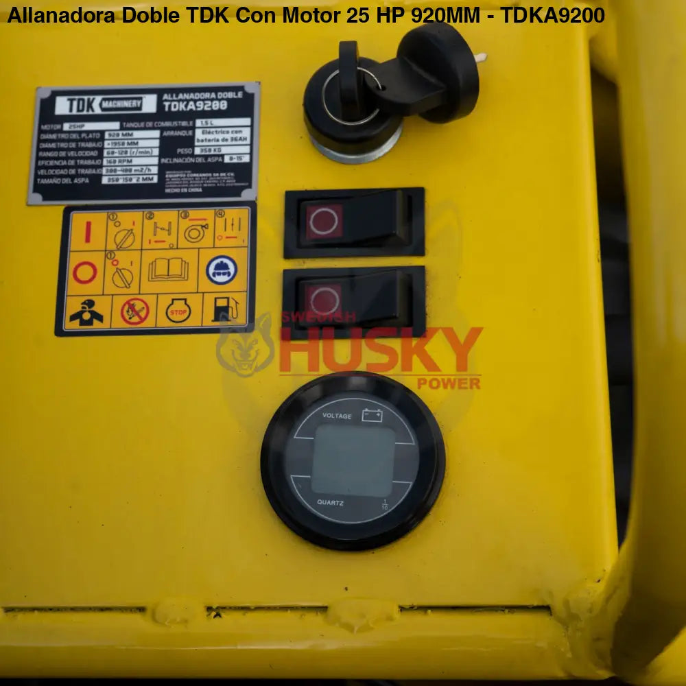 Allanadora Doble TDK Con Motor 25 HP 920MM - TDKA9200