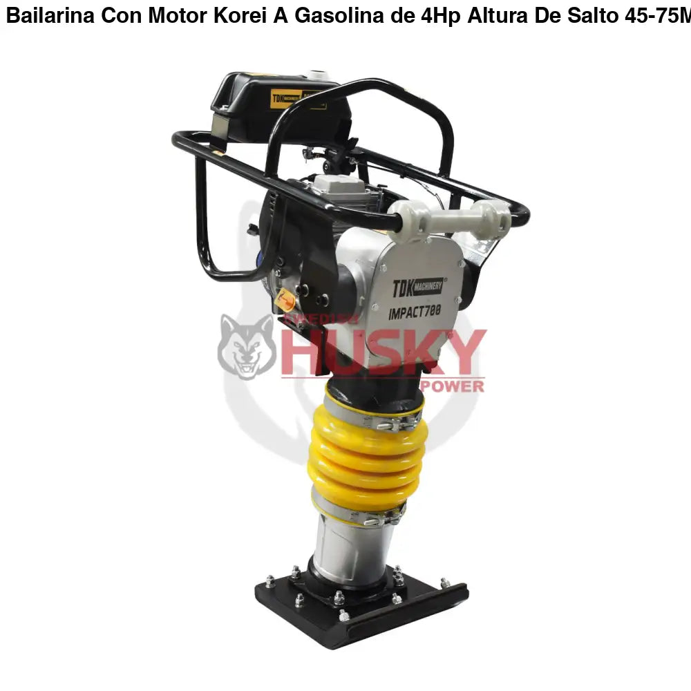 Bailarina Con Motor Korei A Gasolina de 4Hp Altura De Salto 45-75MM 640-680GPM IMPACT700