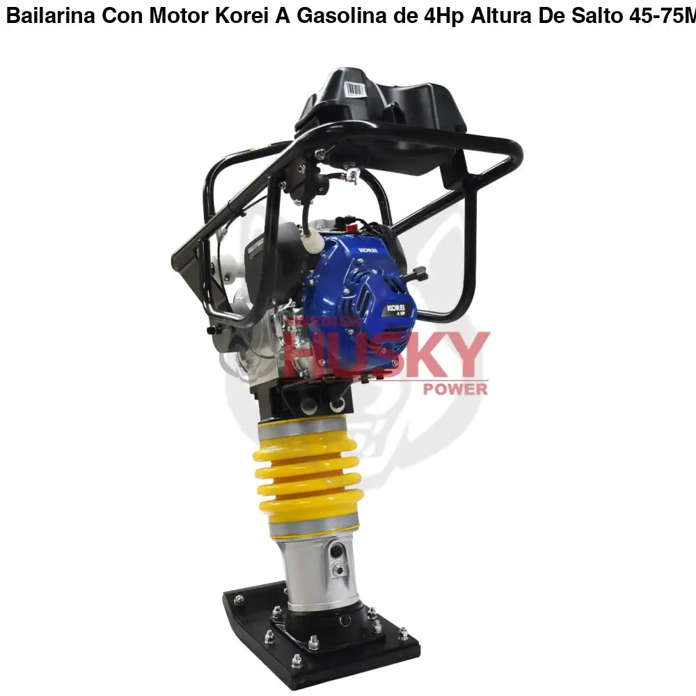 Bailarina Con Motor Korei A Gasolina de 4Hp Altura De Salto 45-75MM 640-680GPM IMPACT700