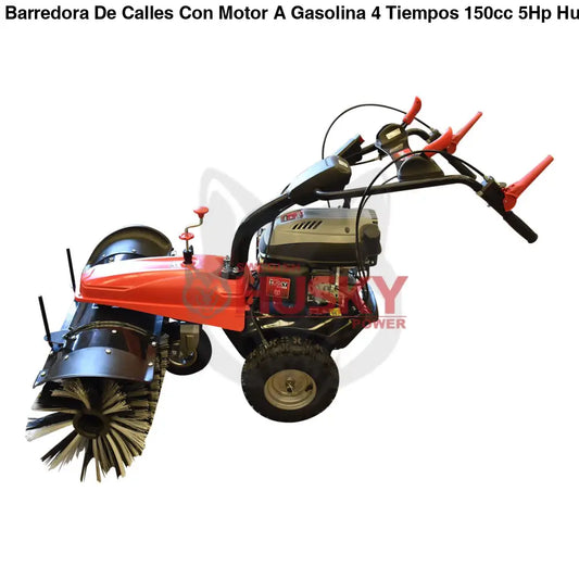 Barredora De Calles Con Motor A Gasolina 4 Tiempos 150cc 5Hp Husky Power HKB100