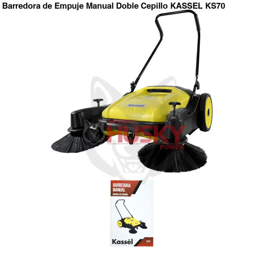 Barredora de Empuje Manual Doble Cepillo KASSEL KS70
