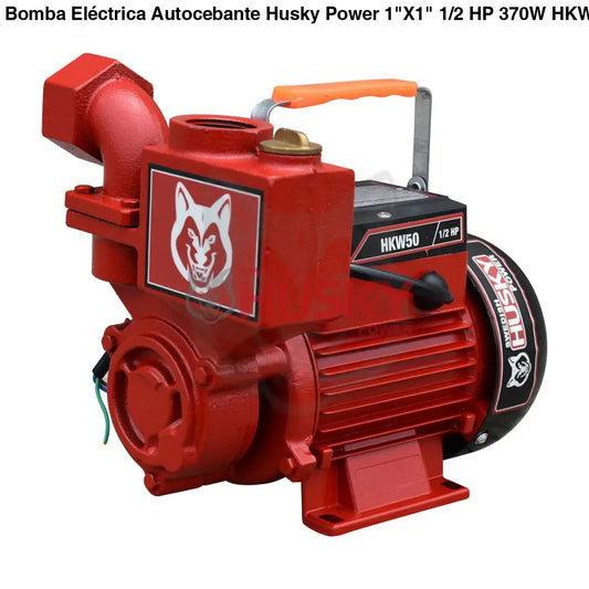 Bomba Eléctrica Autocebante Husky 1"X1" 1/2 HP 370W HKW50