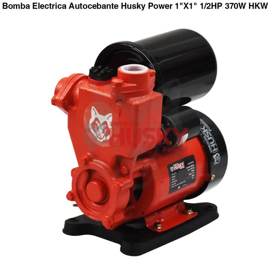 Bomba Electrica Autocebante Husky 1"X1" 1/2HP 370W HKW5125
