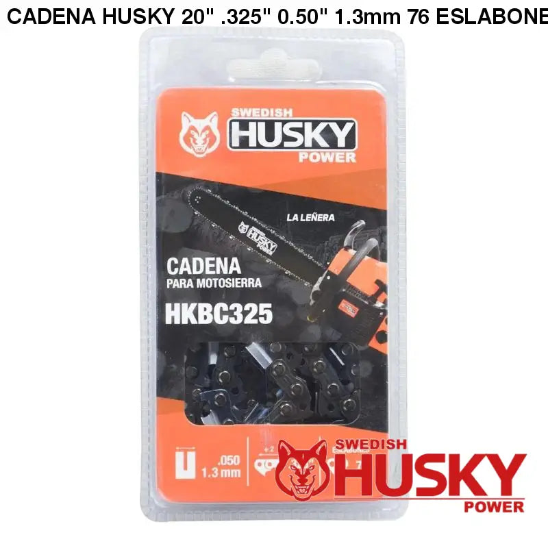 CADENA HUSKY 20.325 0.50 1.3mm 76 ESLABONES 38 DIENTES