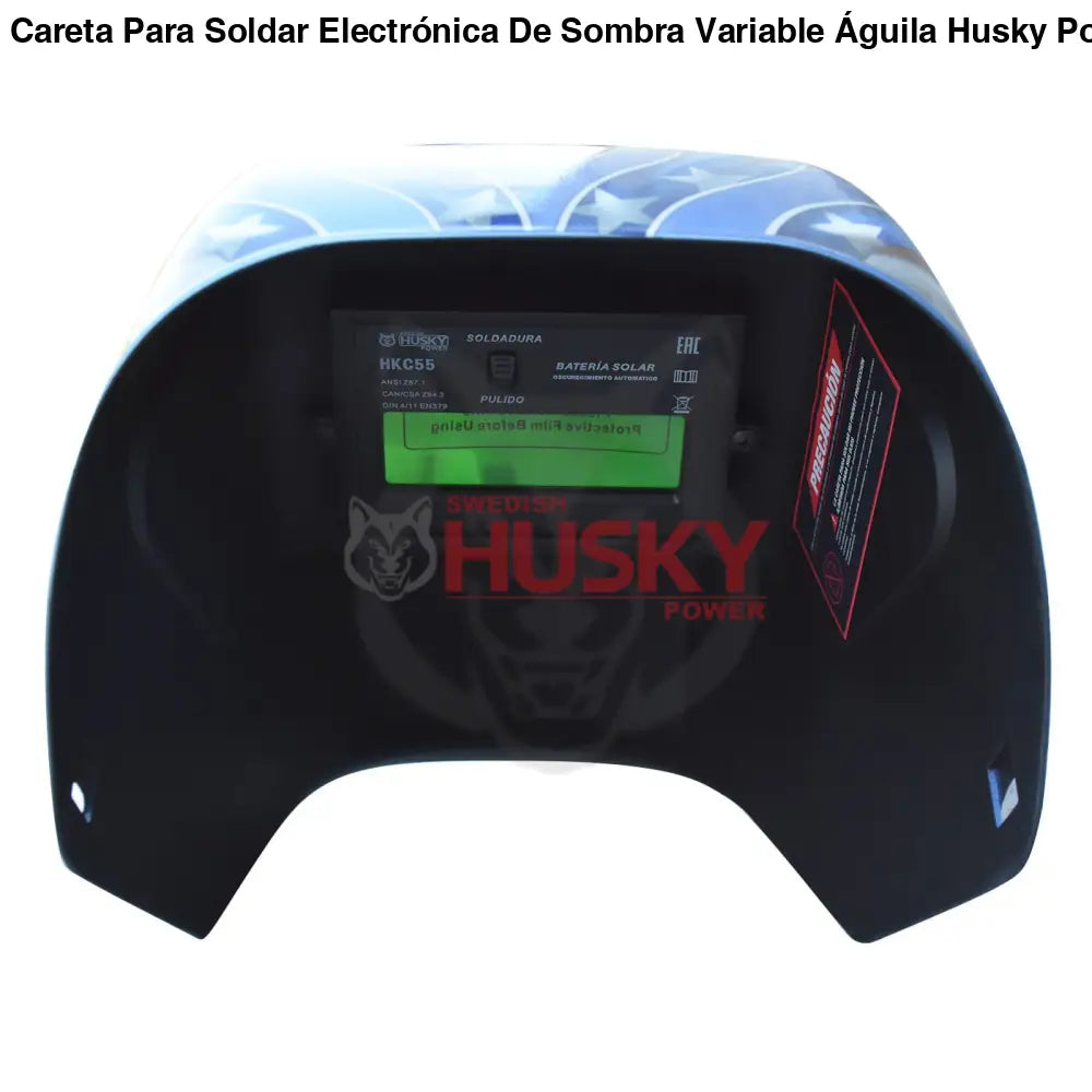 Careta Para Soldar Electrónica De Sombra Variable Águila Husky HKC55