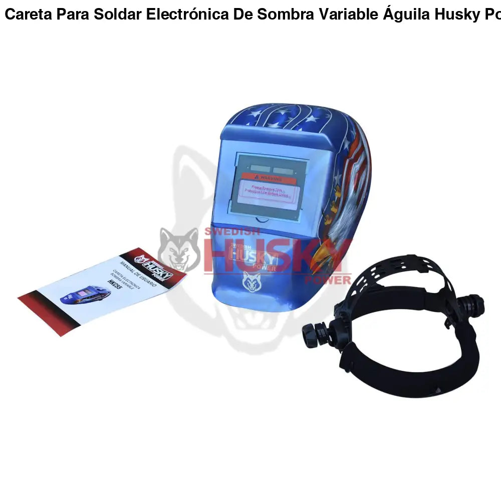 Careta Para Soldar Electrónica De Sombra Variable Águila Husky HKC55