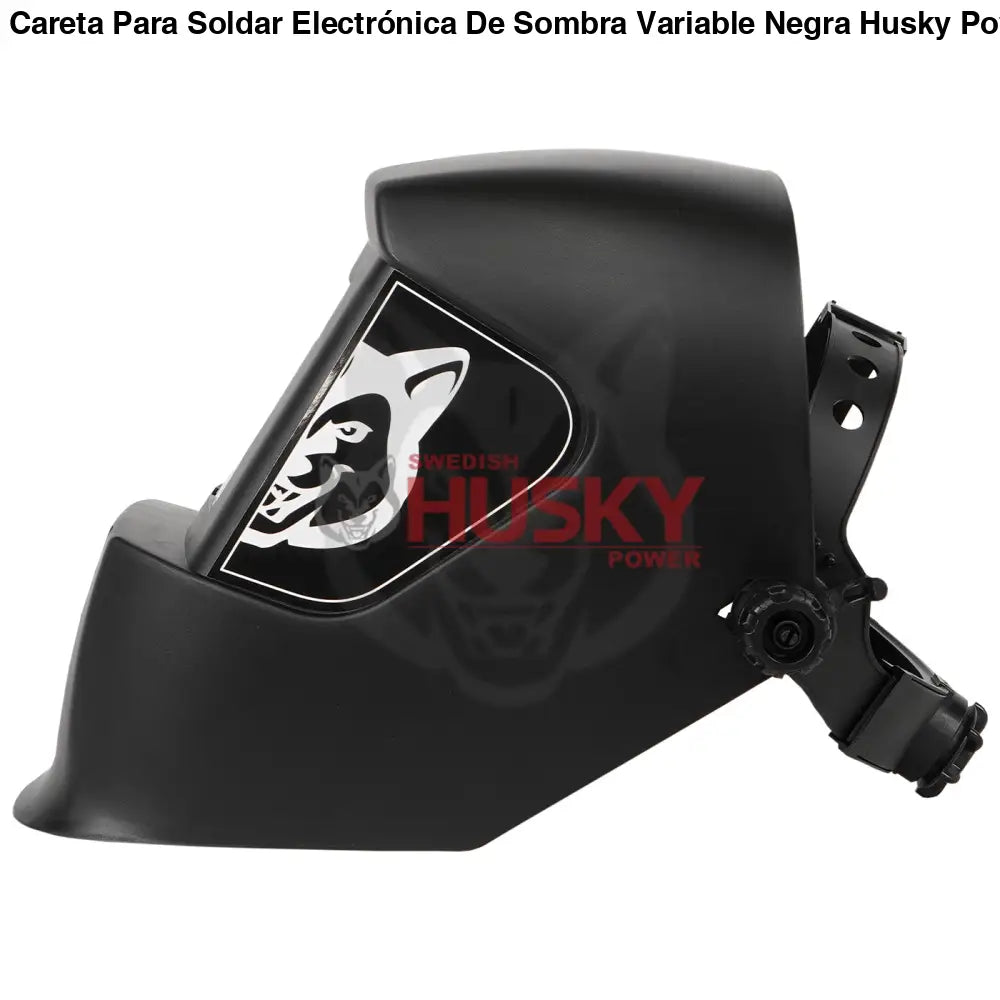Careta Para Soldar Electrónica De Sombra Variable Negra Husky HKC15 - SOLDADORA