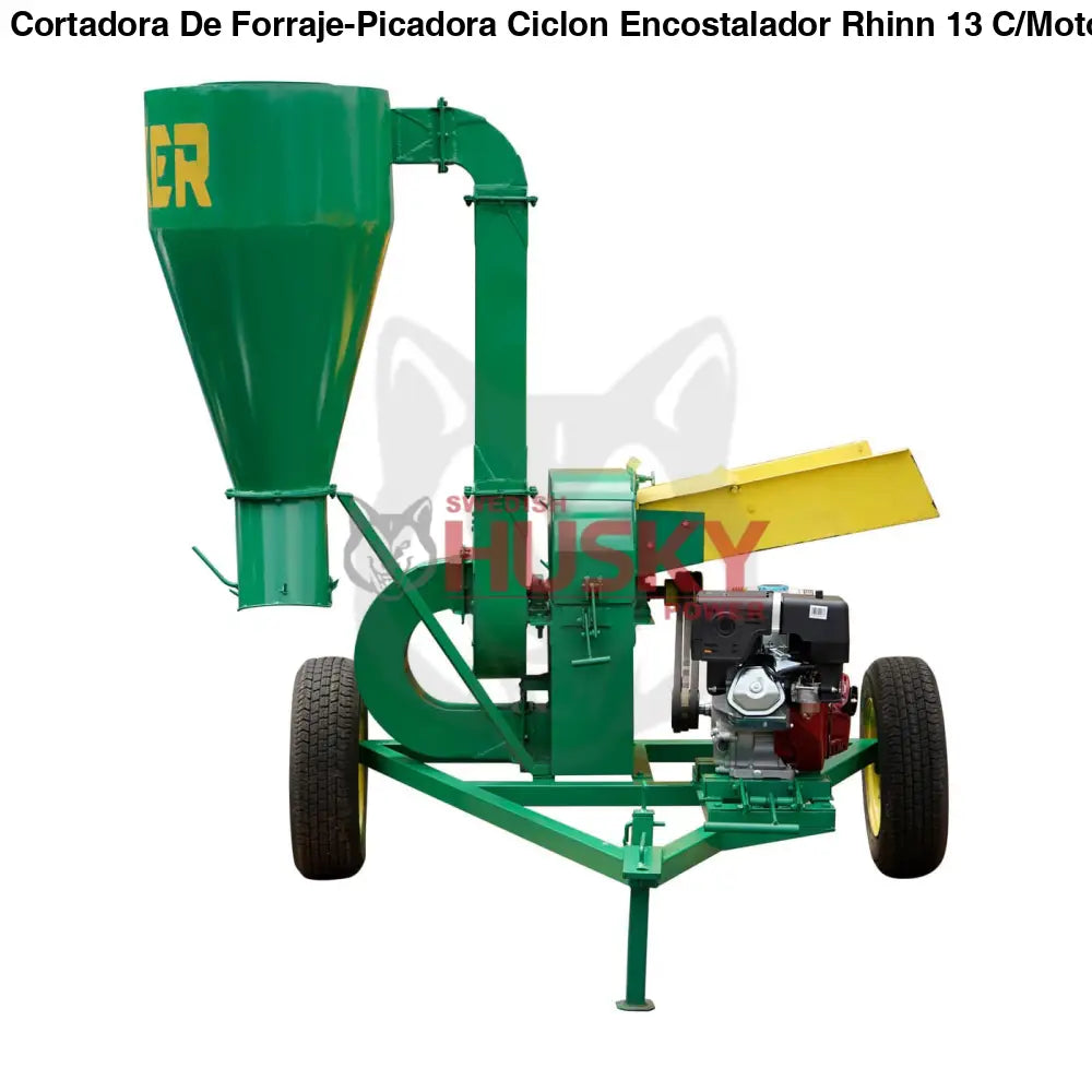 Cortadora De Forraje-Picadora Ciclon Encostalador Rhinn 13 C/Motor Husky 16 HP RKPDC30R-HSK16