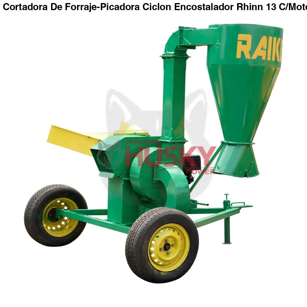 Cortadora De Forraje-Picadora Ciclon Encostalador Rhinn 13 C/Motor Husky 16 HP RKPDC30R-HSK16