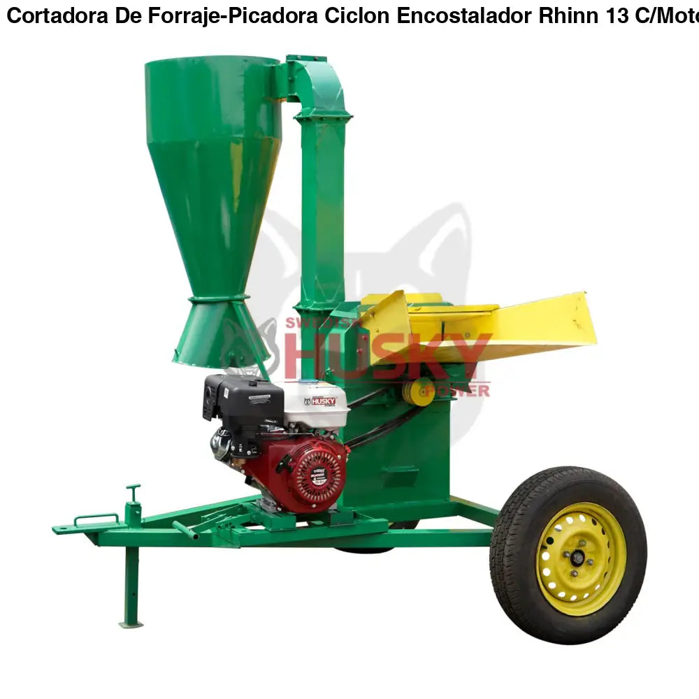 Cortadora De Forraje-Picadora Ciclon Encostalador Rhinn 13 C/Motor Husky 16 HP RKPDC30R-HSK16