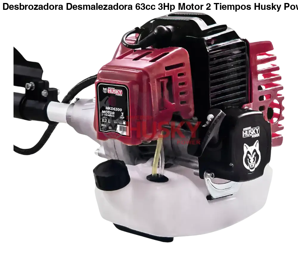 Desbrozadora Desmalezadora 63cc 3Hp Motor 2 Tiempos Husky Power HKD6300