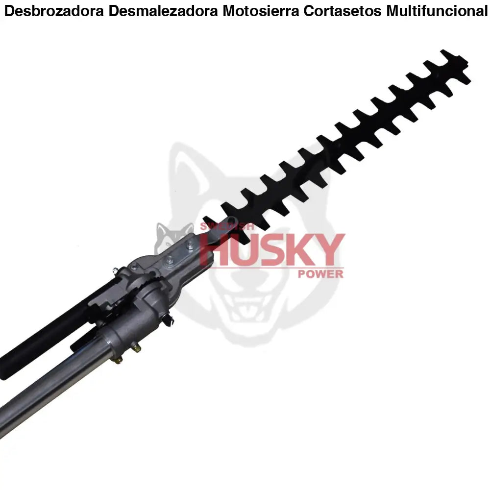 Desbrozadora Desmalezadora Motosierra Cortasetos Multifuncional Con Extension 2 Tiempos 52cc 2.5Hp Husky HKM5226E