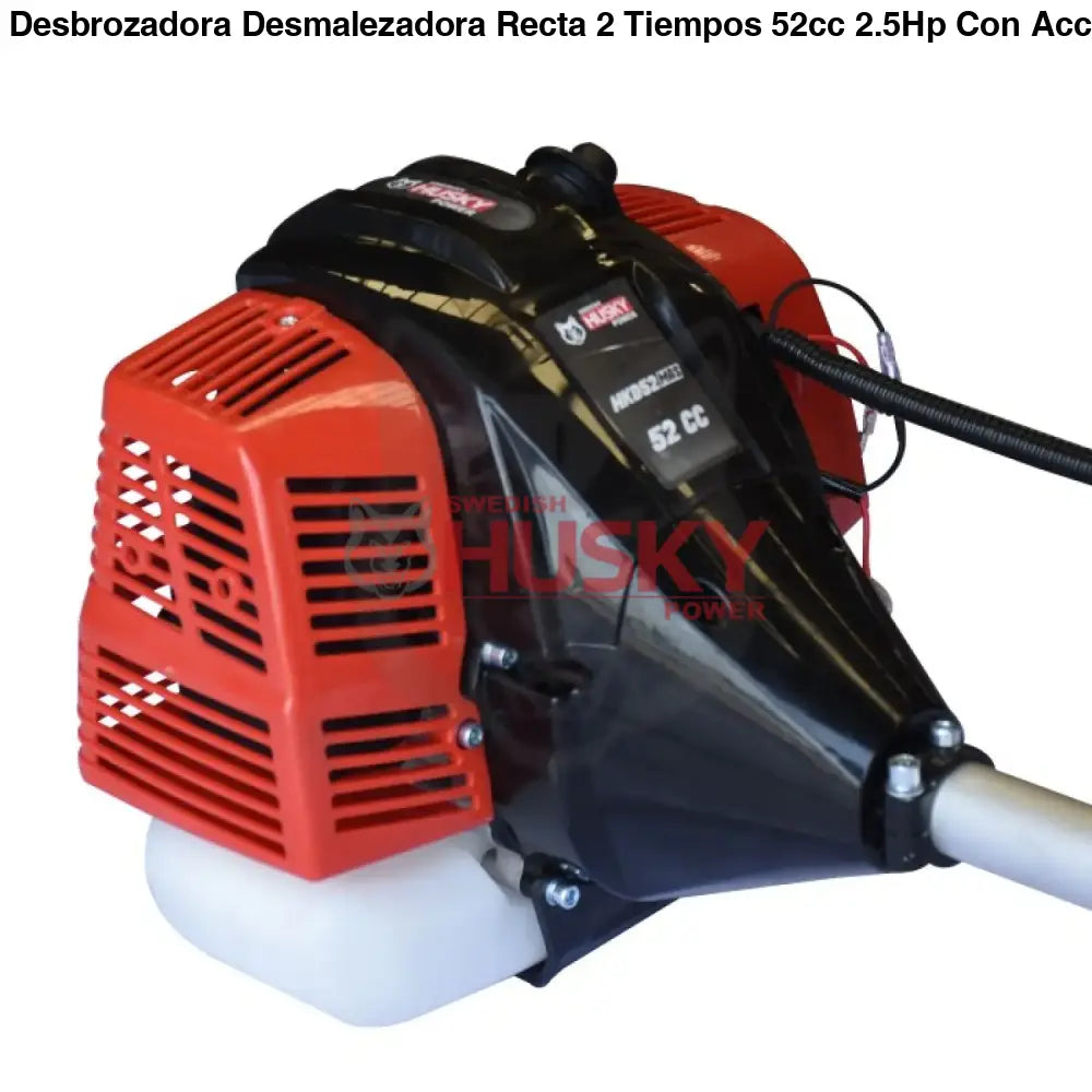 Desbrozadora Desmalezadora Recta 2 Tiempos 52cc 2.5Hp Con Accesorios (Empaque 2 Cajas) Husky HKD52MAS