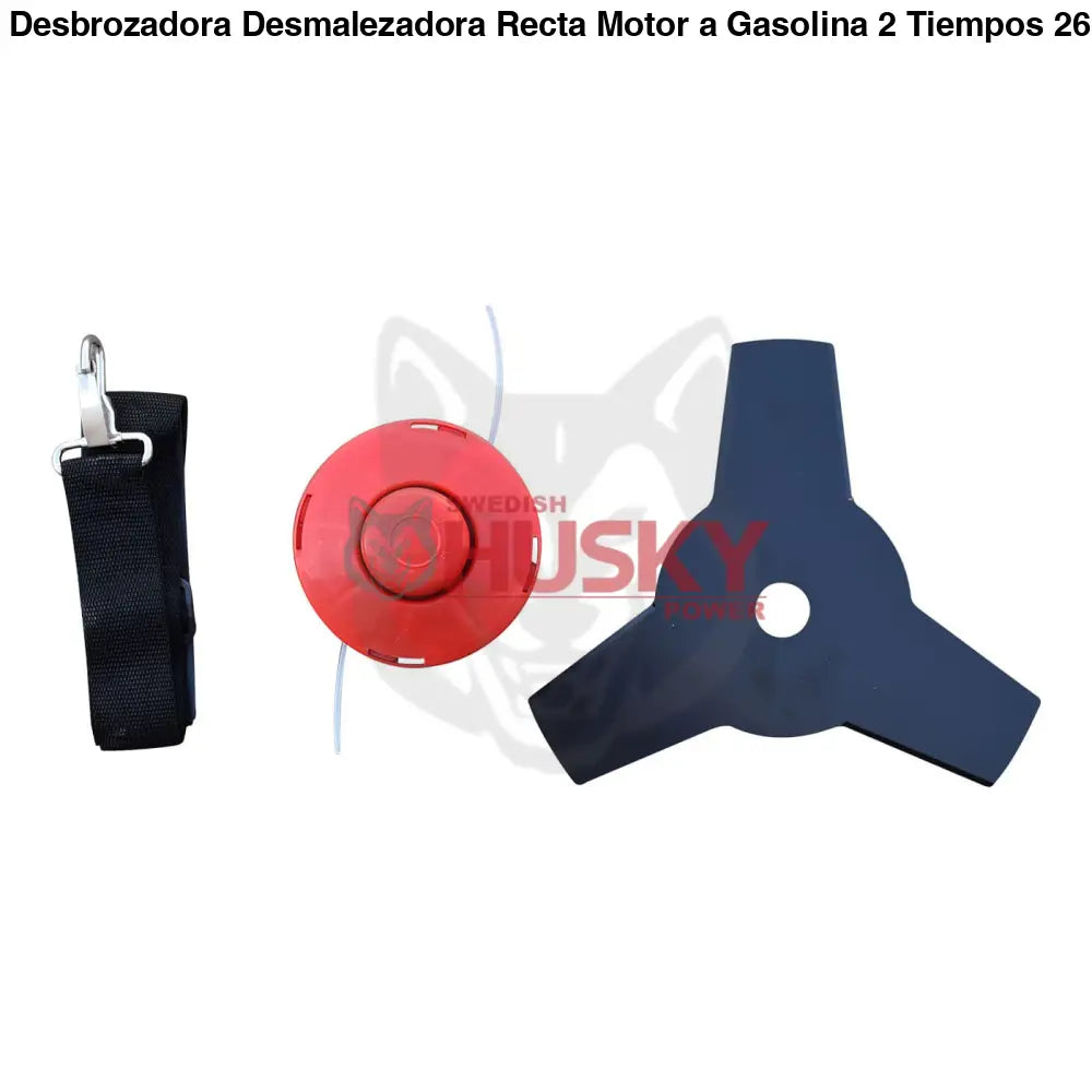 Desbrozadora Desmalezadora Recta Motor a Gasolina 2 Tiempos 26cc 1.2Hp Husky RLD2600D