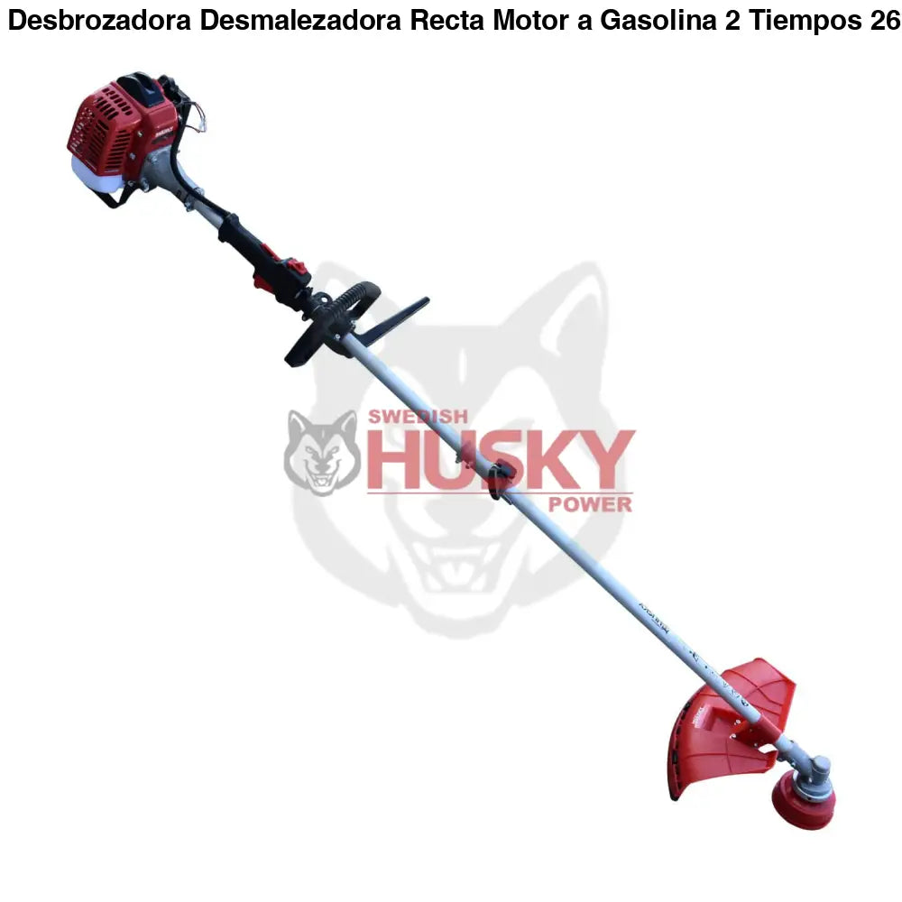Desbrozadora Desmalezadora Recta Motor a Gasolina 2 Tiempos 26cc 1.2Hp Husky RLD2600D