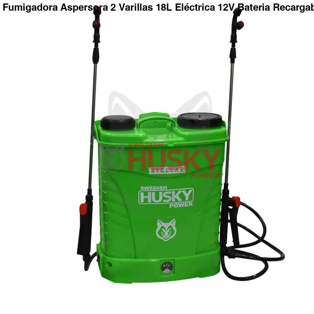 Fumigadora Aspersora 2 Varillas 18L Eléctrica 12V Bateria Recargable Husky STELLAR - FUMIGADORA ASPERSORA