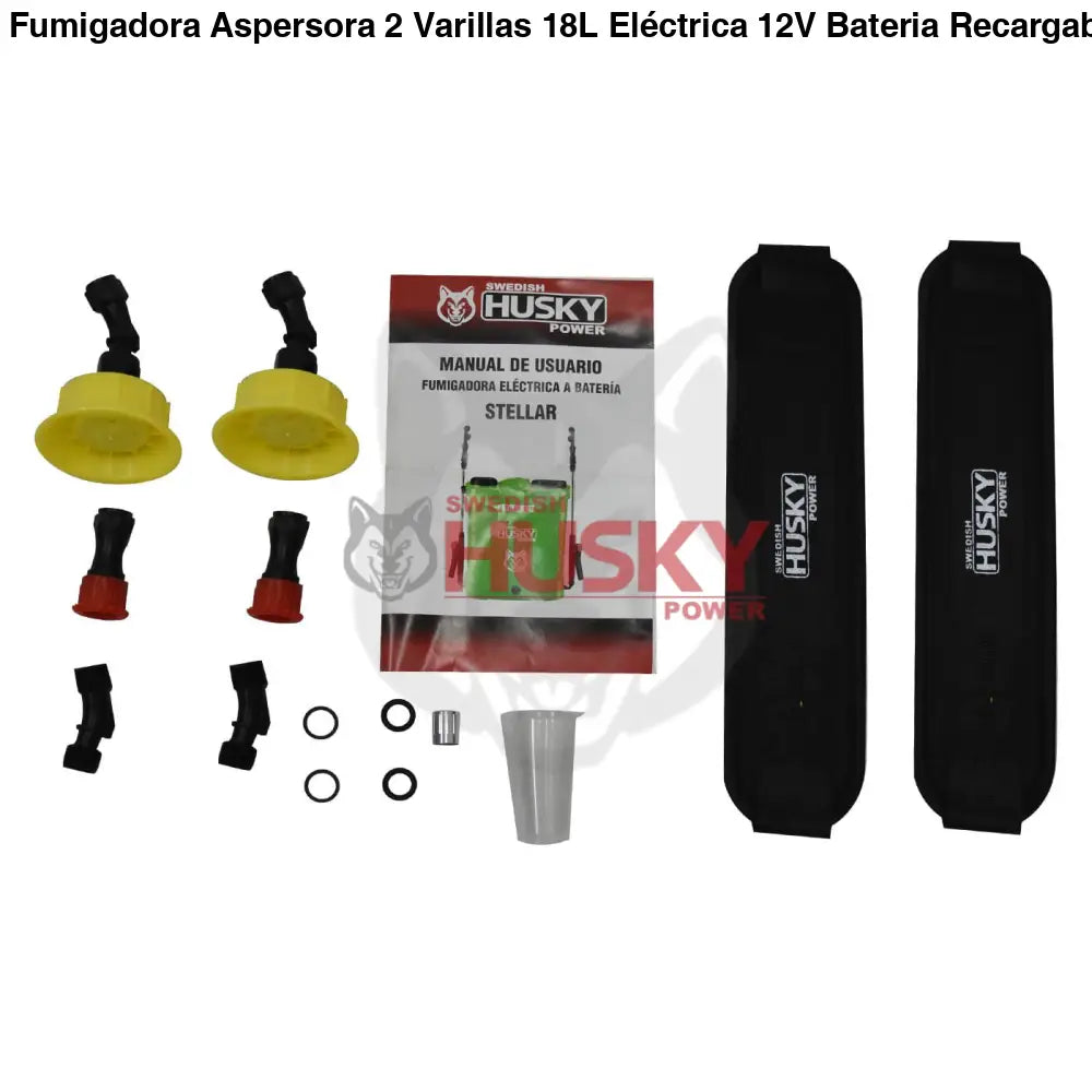 Fumigadora Aspersora 2 Varillas 18L Eléctrica 12V Bateria Recargable Husky STELLAR - FUMIGADORA ASPERSORA