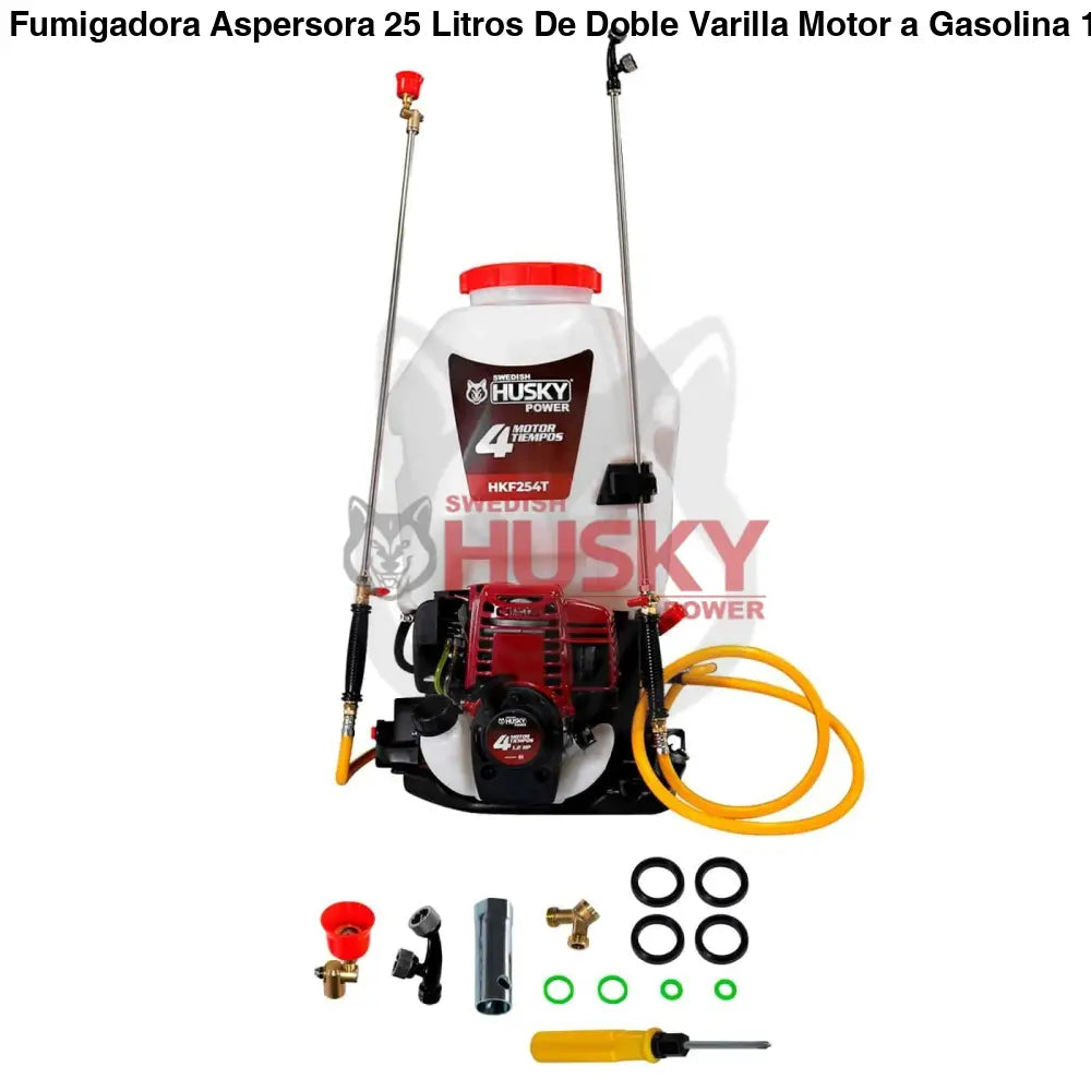 Fumigadora aspersora HKF254T Swedish Husky Power 25 L de doble varilla