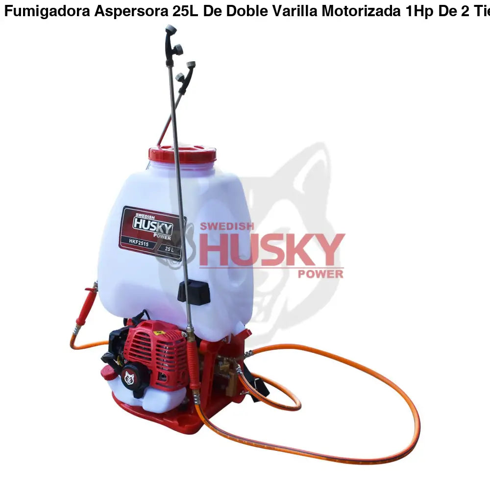 Fumigadora Aspersora 25L De Doble Varilla Motorizada 1Hp De 2 Tiempos 26 CC Husky HKF2515