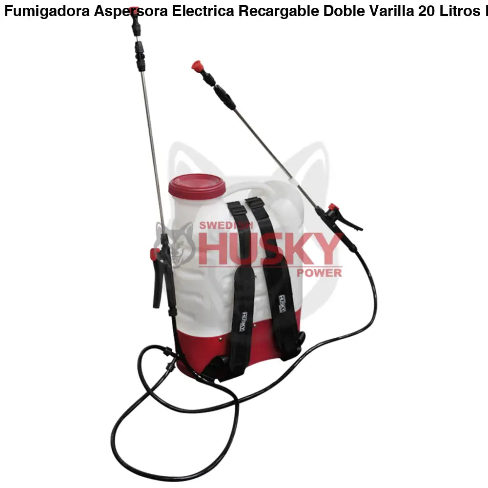 Fumigadora Aspersora Electrica Recargable Doble Varilla 20 Litros Husky BLASTERPLUS - AGRICOLA