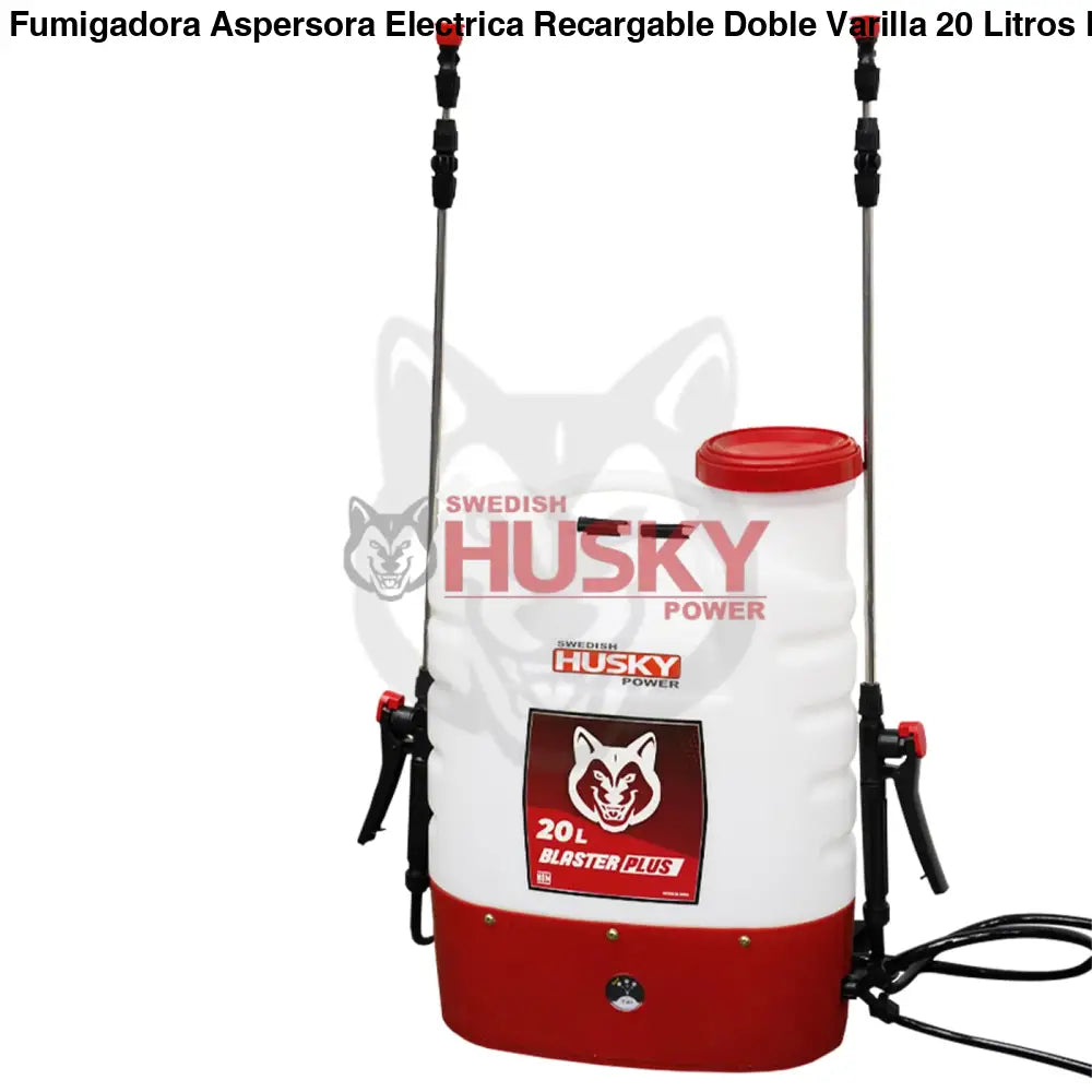 Fumigadora Aspersora Electrica Recargable Doble Varilla 20 Litros Husky BLASTERPLUS - AGRICOLA