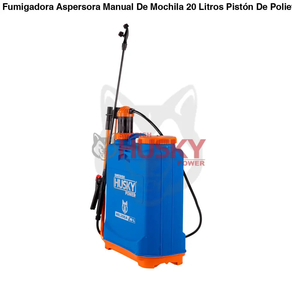 Fumigadora Aspersora Manual De Mochila 20 Litros Pistón De Polietileno Husky REL20EA