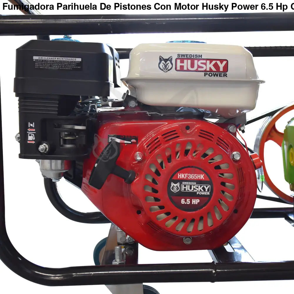 Fumigadora Parihuela De Pistones Con Motor Husky 6.5 Hp Con Base y Carrete 100m Husky HKF365HK