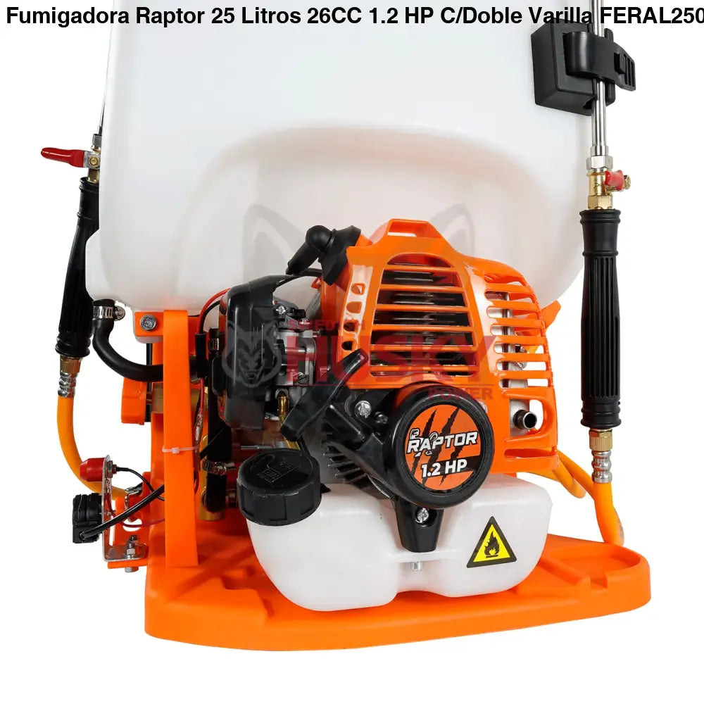 Fumigadora Raptor 25 Litros 26CC 1.2 HP C/Doble Varilla FERAL250