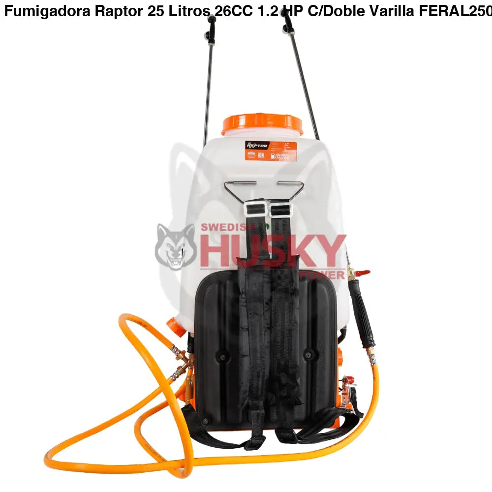 Fumigadora Raptor 25 Litros 26CC 1.2 HP C/Doble Varilla FERAL250