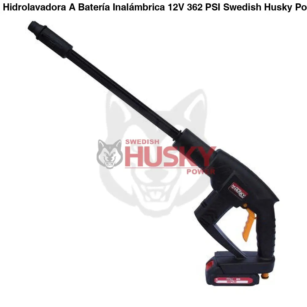 Hidrolavadora A Batería Inalámbrica 12V 362 PSI Swedish Husky Power 95W HKP12V - HIDROLAVADORA