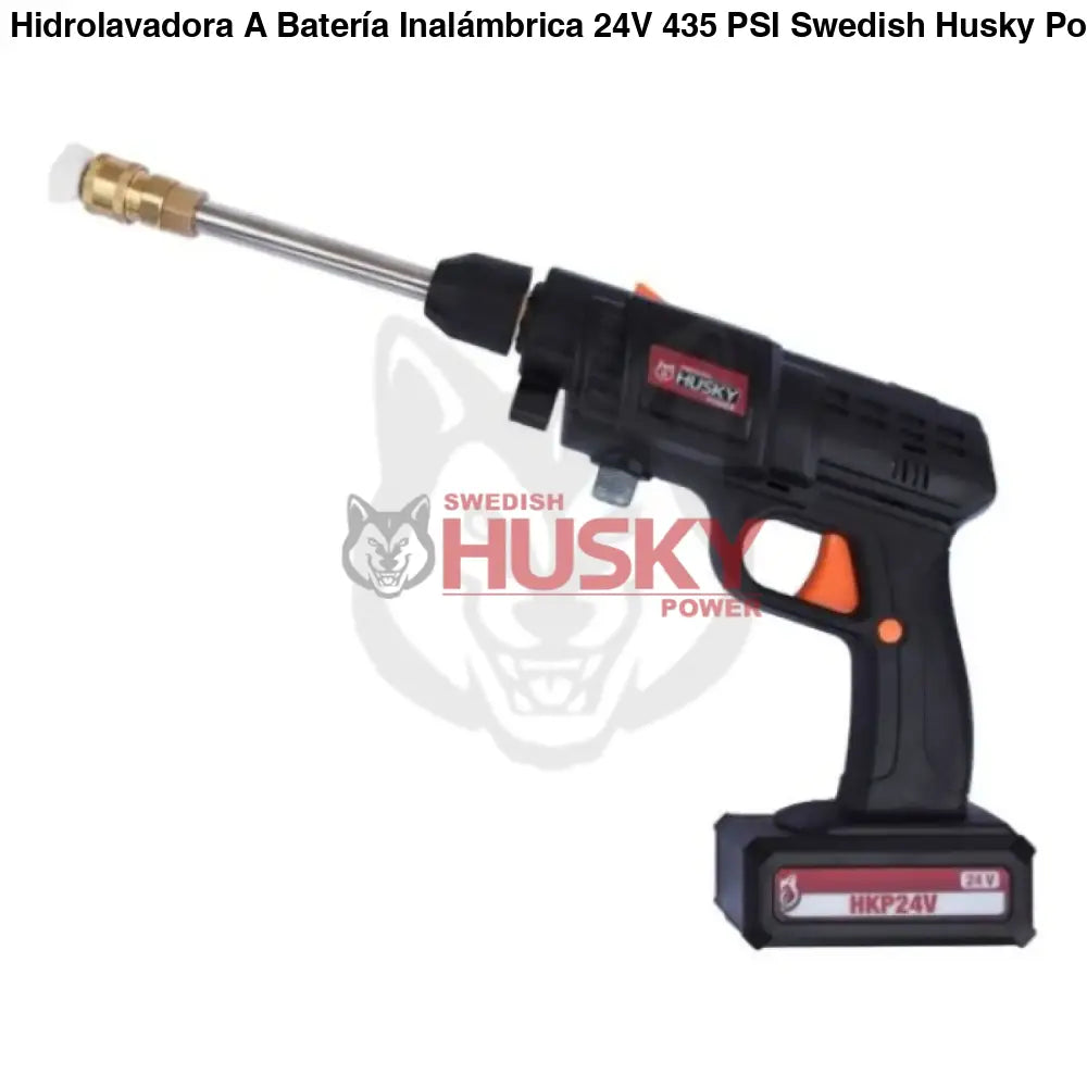 Hidrolavadora A Batería Inalámbrica 24V 435 PSI Swedish Husky Power 200W HKP24V - HIDROLAVADORA
