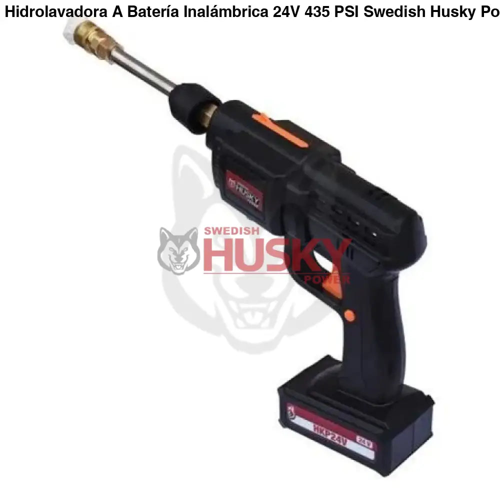 Hidrolavadora A Batería Inalámbrica 24V 435 PSI Swedish Husky Power 200W HKP24V - HIDROLAVADORA