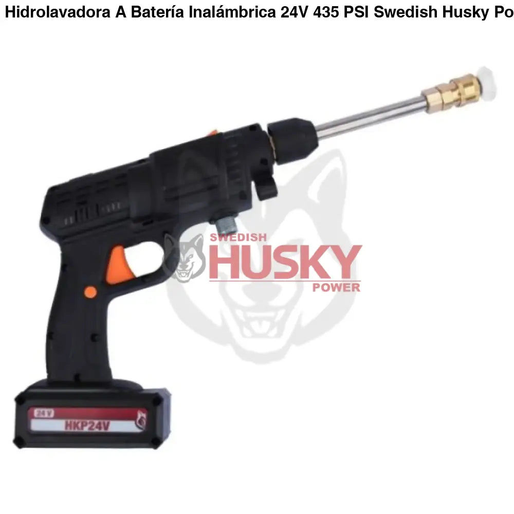 Hidrolavadora A Batería Inalámbrica 24V 435 PSI Swedish Husky Power 200W HKP24V - HIDROLAVADORA