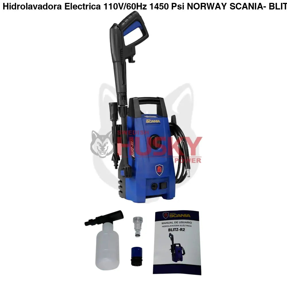 Hidrolavadora Electrica 110V/60Hz 1450 Psi NORWAY SCANIA- BLITZ-R2