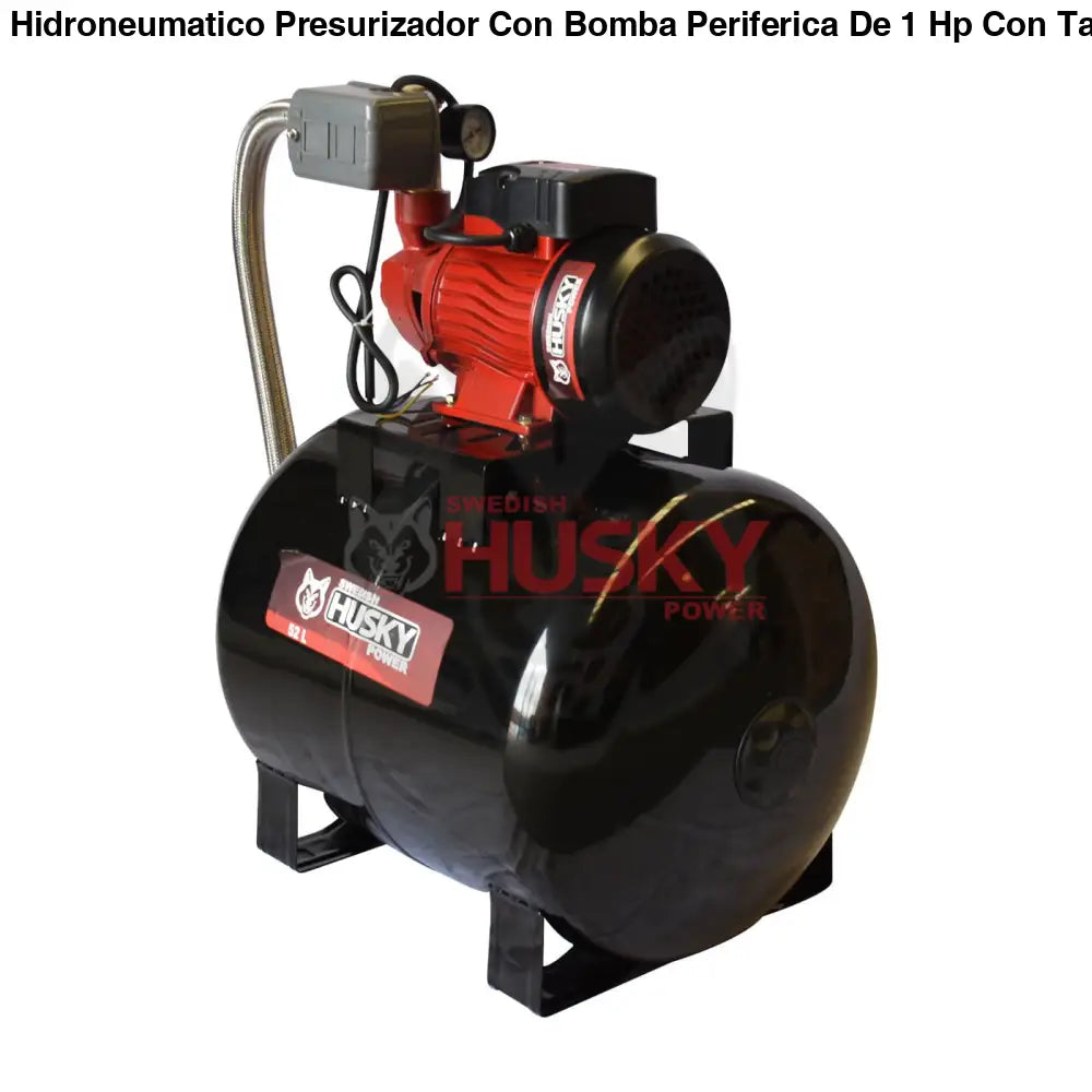 Hidroneumatico Presurizador Con Bomba Periferica De 1 Hp Con Tanque De 52 Litros Husky Power FORCE52