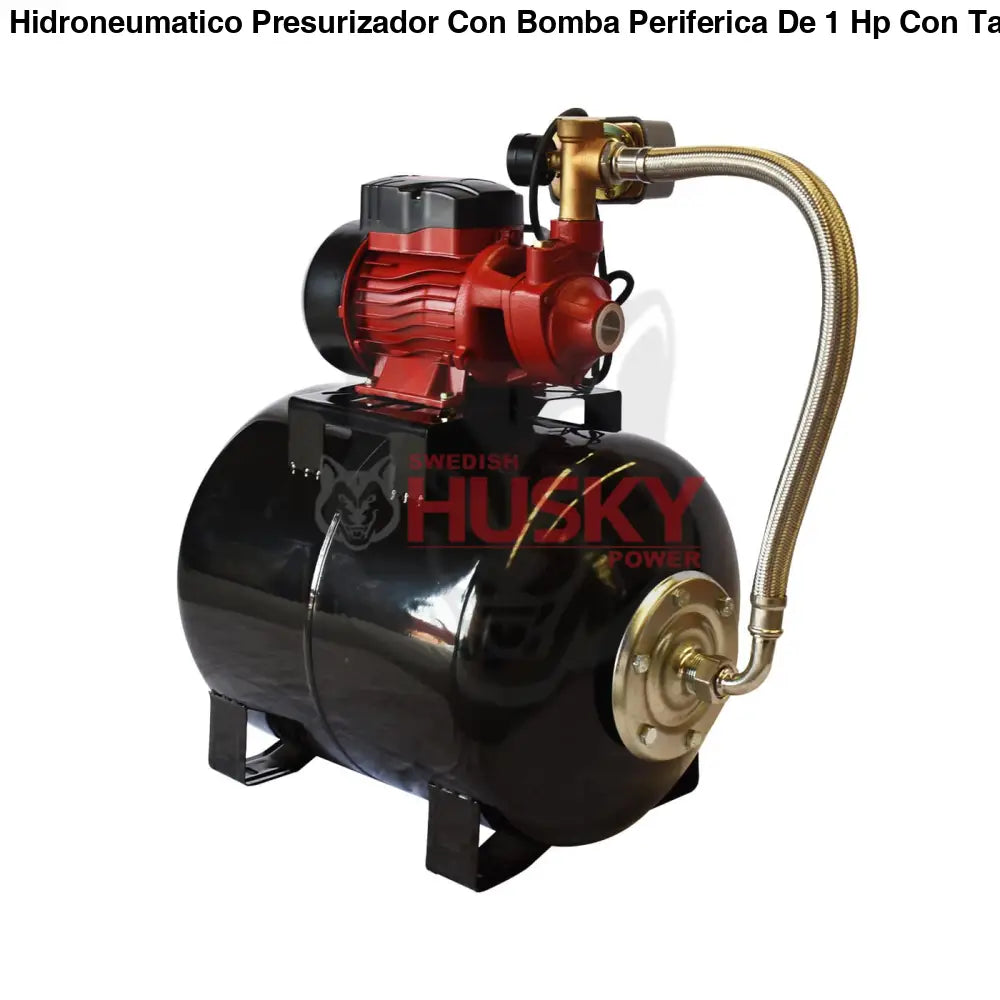 Hidroneumatico Presurizador Con Bomba Periferica De 1 Hp Con Tanque De 52 Litros Husky Power FORCE52