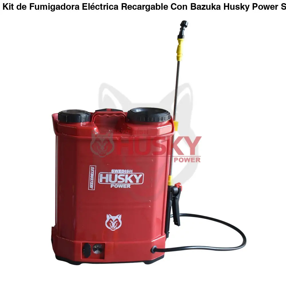 Kit de Fumigadora Eléctrica Recargable Con Bazuka Husky SETBUSTER